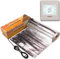 Electric Under Laminate/Wood Foil Underfloor Heating Mat Kit (Including Touch Screen Thermostat) (9m²)