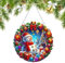 Generisch -Haustürdekoration, Weihnachts- -Türdekoration - Acryl Winter Wanddekoration Türschild,Willkommen, doppelseitige Bauernhaus-Türdekoration, Weihnachtsschmuck für Wand und
