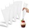 AOZUO Lot de 4 poches à douille réutilisables en tissu de coton, anti-éclatement pour décoration de gâteaux, gâteaux, cupcakes, biscuits, glaçage de 30,5 cm