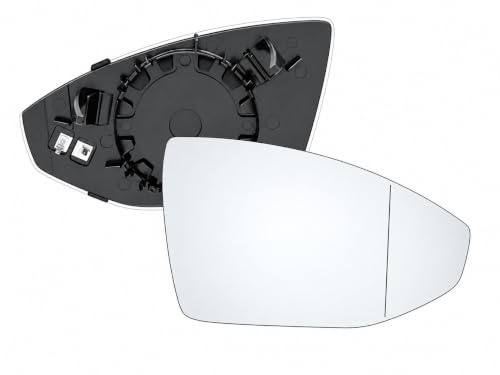 HZ-DESIGN Spiegelglas für Außenspiegel Glas Rechts kompatibel mit A6 C8, A7 4K, A8 4N