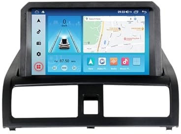 Radio de Coche Android para Honda Accord 7 2003-2007 Pantalla táctil de 9 Pulgadas Navegador GPS para Coche Soporte WiFi Control del Volante USB Bluetooth Mirror Link Plug and Play (Color: M100S WiFi