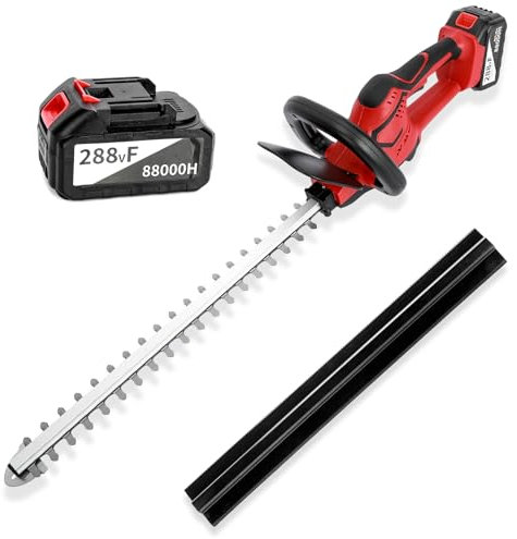 gihusrzx Cordless Lawn Trimmer Weed Wacker, 18V/21V Lawn Mower Grass Edger, Electric Weed Wacker, Brushless, Handheld, Battery Power Lawn Mower for Garden and Yard B