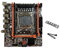 Vocdikficy Scheda Madre X99E Dual Channel, Supporta 4XDDR4 RAM RECC, PCIE X16, NVMe, Scheda LAN Gigabit, Scheda Madre per Computer Desktop