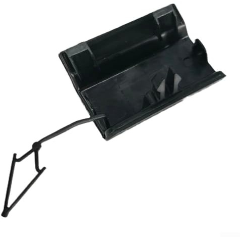 Gdfnmogo Tappo di copertura del gancio di traino del paraurti posteriore per Alfa per Giulietta 2010-2021 Copertura per occhi di ricambio in materiale ABS nero compatibile con OEM 156119122