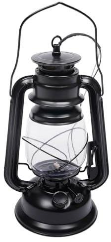 PurpleMinder Retro Petroleumlampe Wandlampe IP44｜Wandleuchte Mit 3000K LED-E27 Birne｜Eisen und Kunststoff Design für Außenbereich｜Wasserdicht für Terrasse/Balkon/Eingangstür