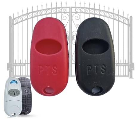Carcasa de silicona para mando a distancia de puerta, 433,92 MHz, funda antigolpes compatible con Came, mando a distancia TOP-432EE, funda protectora, mando a distancia para puerta de garaje, 2