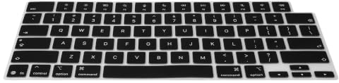 kwmobile Silikon Tastaturschutz für Apple MacBook Neo - QWERTY US Keyboard Cover Abdeckung - Schwarz