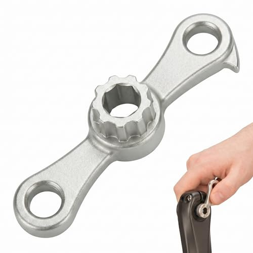 HuiLanYouSheng 2-in-1 Kurbelabzieher für Shimano Hollowtech II | Werkzeug zur Demontage und Einstellung kompatibler Fahrradkurbeln; Passform und Kurbelstandard vor Einsatz prüfen.