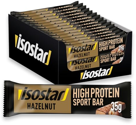 Isostar High Protein Eiweissriegel 30x Riegel 35g Haselnuss
