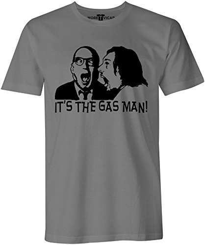 Gas Man - Mens Bottom T Shirt Charcoal Grey