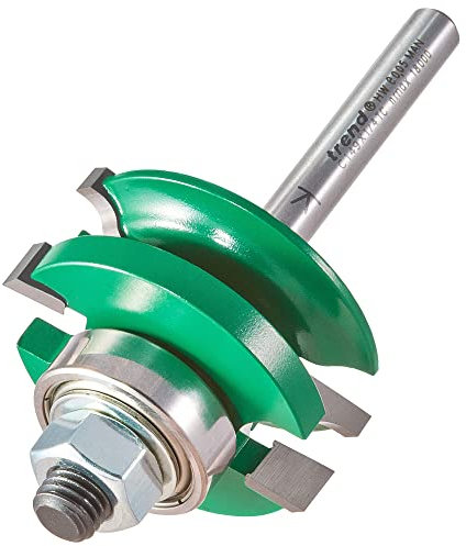 Trend CraftPro Profile Scriber Router Cutter Bit, 1/4 Inch Shank, 4mm Radius and 41mm Cut Diameter, Tungsten Carbide Tipped, C149X1/4TC