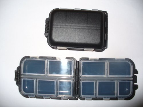 2 small bit boxes for hooks,beads etc fishing/angling