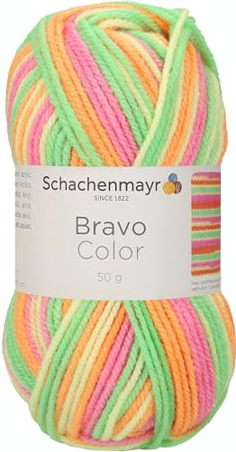 Schachenmayr Bravo Color 9801421-02100 casablanca Handstrickgarn, Häkelgarn