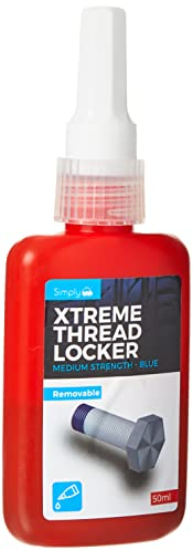 Simply XRTL1 Xtreme Blue Removable Thread Locker 50ml – Medium Strength – Shock & Vibration Resistant