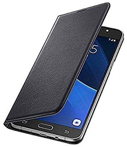 Samsung EF-WJ710PBEGWW Etui portefeuille pour Samsung Galaxy J7 2016 Noir