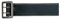 Eiko Gürtel mit Doppeldorn-Schnalle, Rindleder, 3mm stark, 45mm breit, schwarz (140 cm)
