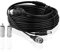 SIENOC DC Power Cable cámara de seguridad CCTV Video Power Wire BNC RCA cuerda DVR Negro 10M