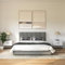 DHP Polsterbett Rose Leinen Bett mit Stauraum Queen Grey Linen