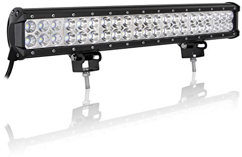 Willpower Led Arbeitsscheinwerfer Auto 20inch 126W Zusatzscheinwerfer 12V Flutlicht Reflektor Spotlight Combo IP67 Wasserdicht 6000K Scheinwerfer Arbeitslicht Offroad Auto SUV UTV ATV