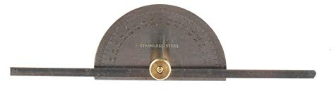 RS PRO Nonius Metrisch Winkelmesser 190 mm, Edelstahl