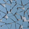 Fliesenbruch frostfest verschiedene Mixe Mosaik Bruchfliesen (1.0, hellblau K003)