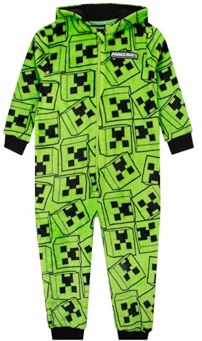 Minecraft Jungen Schlafoveralls Creeper Mehrfarbig 134