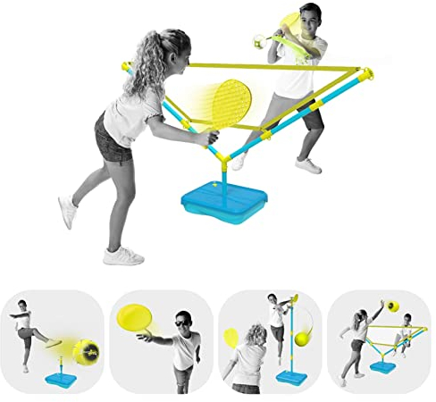 Swingball 5 in 1 Outdoor Game Set - Includes, Soccer, Volleyball, Tailball Tennis