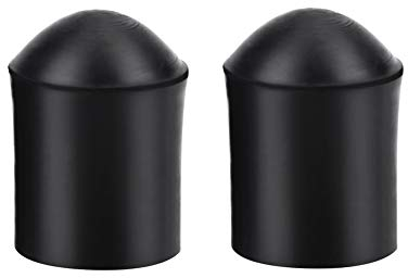 Double Bass Endpin Protector - 2 Stück Double Bass Endpin Rubber Tip Stopper Schwarzes Protector Endkappenzubehör