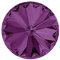 2 stk SWAROVSKI CRYSTALS Stones Rivoli 1122 Chaton, 12 mm Amethyst (Swarovski-Kristalle Steine ​​Rivoli 1122 Chaton Violett)