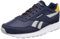Reebok Rewind Run, Zapatillas Unisex adulto, Vector Navy Retro Gold F23 R Pure Grey 3, 43 EU
