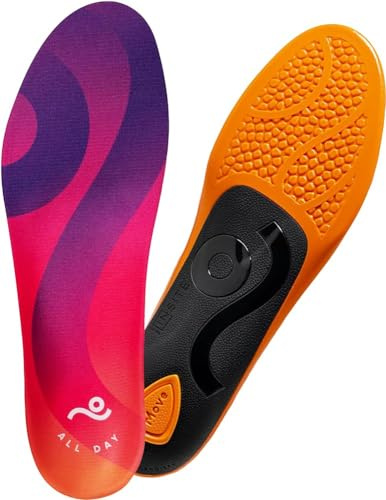 MOVE All Day Comfort Insole - Extra Plush Foam Insole for Stress Reduction on Feet, Knees, Back, Shock Absorbing, Walking, Foot Cushion, Arch Support, and Work Boot (US Men 13-13.5/Women 14.5-15)