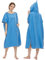 JORAKI Handtuch Poncho Erwachsene, Surf Poncho Microfaser Handtücher Badeponcho Strandtuch Damen Herren Umziehhilfe Ultraleicht und Schnelltrocknend Badehandtuch für Surfen Camping Schnorcheln Strand
