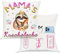 Tarklanda Mama Geschenk Mama Kuschelecke Kissenbezug Mama Zierkissenbezug 45x45cm Weiß Kissenbezug, Faultier Kissenbezug Geschenk für Mama zum Geburtstag, Muttertag