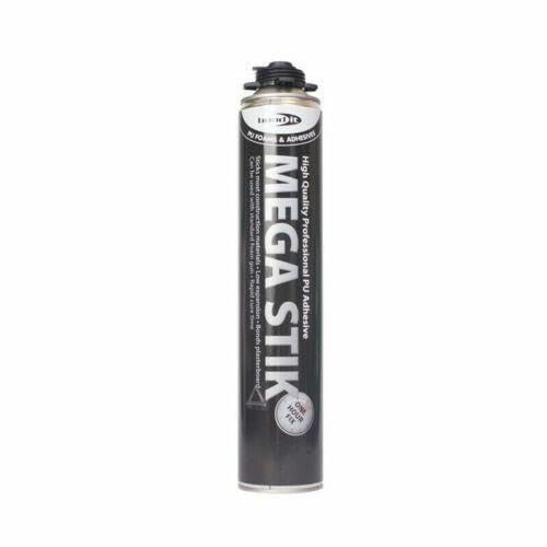 Bond it Mega Stik PU Adhesive Beige 750ml Bond Sealer Bonding Glue DIY Too PLASTERBOARD INSULATION BOARDS FLOORBOARD ROOF