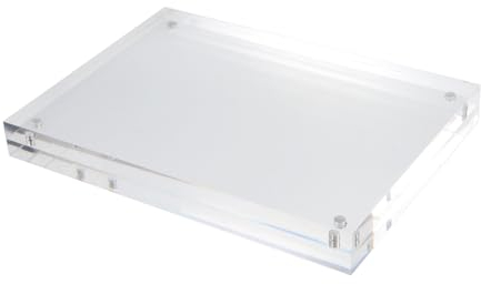 ABOOFAN Tablero De Exhibición De Precios Marco De Fotos De Cristal Acrílico Multiusos