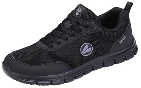 JAKO Unisex J-ET AD Miller Sportschuh, Jet Black/Mono, 43 EU