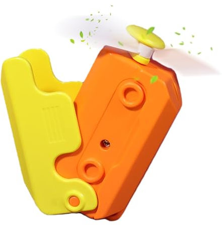 ventilador de mano, ventilador portátil - Ventilador de mano con diseño de juguete,Ventilador pequeño y silencioso, portátil, ventilador personal plegable eléctrico, 3 velocidades, para niños y niñas