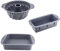 TOKSEO Molde de silicona para hornear 3 piezas, molde de silicona para hornear pan, molde cuadrado de brownie para hornear, moldes de silicona antiadherentes para pasteles, pan, cocina