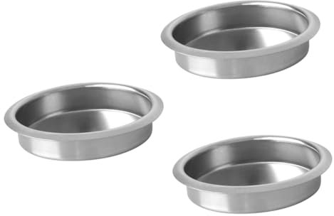 Amosfun 3St Kaffeemaschinen-Reinigungsnetz Rückspüleinsatzkorb Espresso-Tamp Shaker rückspülfilter kaffeevollautomat zubehör kaffeepadmaschine Espresso-Kaffeemaschinen Backflush-Festplatte