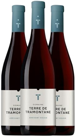 Terre de Tramontane Arrivant Rouge Vin de Pays Languedoc 75 cl Rotwein (Karton mit 3 Flaschen von 75 cl)