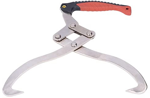HAOHIZE Pince à bûches Kit de Levage de préhension de bûches, Pince de Levage de bûches Crochet de Levage de bûches Griffe en Bois adaptée aux Outils d'exploitation forestière de