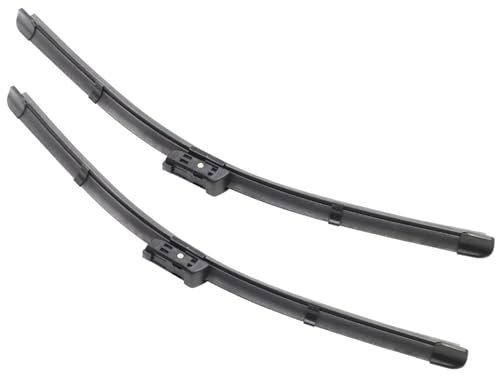 KNBEAZCDE Escobillas limpiaparabrisas para A&UDI Q3 2011-2016 20 Pulgadas 24 Pulgadas Escobillas limpiaparabrisas Delanteras Limpiaparabrisas