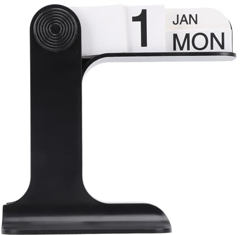Fdit Umklappbarer Ewiger Kalender, Wiederverwendbare Monats-, Datums- und Tagestafeln, Anzeige des Umklappbaren Kalenders, Desktop-Dekoration, Stressabbau, Umklappbarer Kalender,