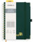 POPRUN Notizbuch A5 Kariert, Block Kariert Journal, Spiral-Notizbücher 120 GSM Papier, 141 nummerierte Seiten, Hardcover mit Kleberegisterkarten und 8 Abreißblättern - DG(Dunkelgrün)