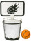 Mini Panier de Basket pour Bureau ou Chambre à Clipser sur Poubelle Jeu Amusant avec Ballon