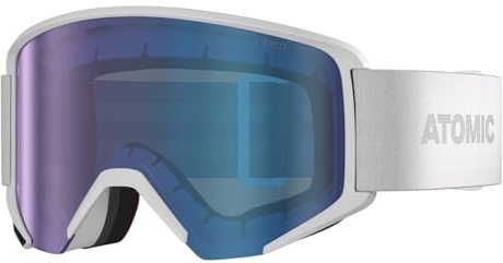 ATOMIC SAVOR STEREO Skibrille I Ski- & Snowboardbrille mit Stereo Scheibentechnologie für klare Sicht I Damen- & Herren-Ski-Brille mit Live Fit Rahmen für individuelle Passform
