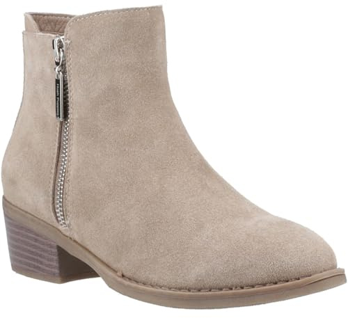 Hush Puppies Ingrid Zip Boot Taupe UK 6 TaupeUK 6Taupe Boots (53557) Women's/Ladies