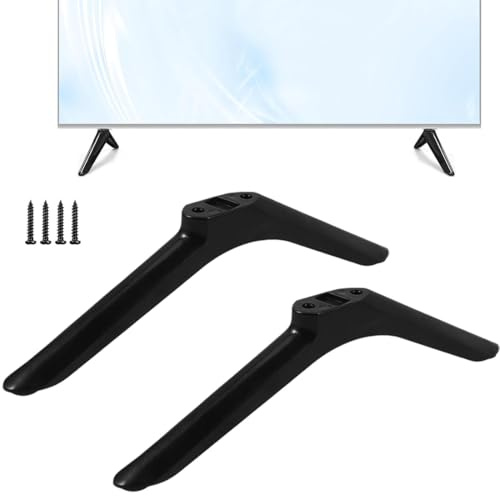 Pied TV Universel, Pied de Tele Universel, Compatible avec la Plupart des téléviseurs de 30 à 55 Pouces pour Samsung TV, Support TV Stable