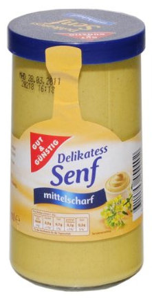 GUT & GÜNSTIG GUT & GÜNSTIG Delikatess Senf mittelscharf - 1 x 250 ml