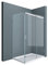 doporro Duschkabine Schiebetür Dusche Eckdusche 80x100x195cm Duschabtrennung mit Schiebetür ESG-Sicherheitsglas Klarglas 4-Punktbefestigung inkl. beidseitiger Easy-Clean-Beschichtung Ravenna17-2